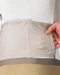 CASTELLI Letnia koszulka kolarska z długim rękawem - CORRETTO LS - beżowy/kość słoniowa