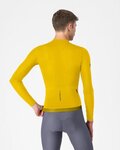 CASTELLI Letnia koszulka kolarska z długim rękawem - ESPRESSO 2 LS - żółty