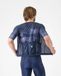 CASTELLI Koszulka kolarska z krótkim rękawem - CLIMBER'S A/C - niebieski