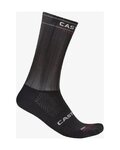 CASTELLI Kolarskie klasyczne skarpetki - FAST FEET 4 - czarny