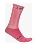 CASTELLI Kolarskie klasyczne skarpetki - FAST FEET 4 - różowy