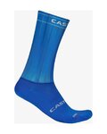 CASTELLI Kolarskie klasyczne skarpetki - FAST FEET 4 - niebieski