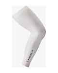 CASTELLI Kolarskie ochraniacze na nogi - UPF 50 + LIGHT LEG 3 - biały
