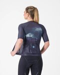 CASTELLI Koszulka kolarska z krótkim rękawem - CLIMBER'S A/C W - fioletowy