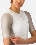 CASTELLI Koszulka kolarska z krótkim rękawem - CORRETTO W - beżowy/kość słoniowa