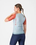 CASTELLI Koszulka kolarska z krótkim rękawem - CORRETTO W - niebieski/czerwony