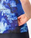 CASTELLI Koszulka kolarska z krótkim rękawem - COSMIC VORTEX - niebieski