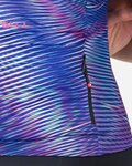 CASTELLI Koszulka kolarska z krótkim rękawem - COSMIC VORTEX - fioletowy