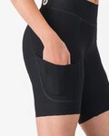 CASTELLI Krótkie spodnie kolarskie bez szelek - COMFORT TRAVEL - czarny