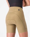 CASTELLI Krótkie spodnie kolarskie bez szelek - COMFORT TRAVEL - beżowy