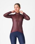 CASTELLI Kolarska kurtka przeciwwiatrowa - ARIA SHELL 2 W - bordowy