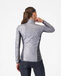 CASTELLI Kolarska kurtka przeciwwiatrowa - ARIA SHELL 2 W - srebrny