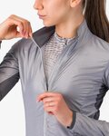 CASTELLI Kolarska kurtka przeciwwiatrowa - ARIA SHELL 2 W - srebrny