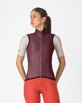 CASTELLI Kamizelka kolarska - ARIA 2 W - bordowy
