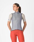 CASTELLI Kamizelka kolarska - ARIA 2 W - srebrny