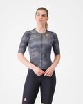 CASTELLI Koszulka kolarska z krótkim rękawem - RACE 8S W - szary