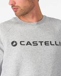 CASTELLI Bluza - LOGO - szary