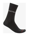 CASTELLI Kolarskie klasyczne skarpetki - CASUAL - czarny