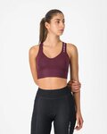 CASTELLI Biustonosz - COMFORT TRAVEL - bordowy