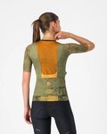 CASTELLI Koszulka kolarska z krótkim rękawem - UNLIMITED PRO 2 W - zielony