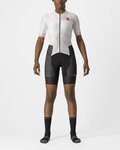 CASTELLI Kombinezon kolarski - FREE SANREMO 2 W - biały/czarny