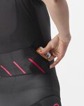 CASTELLI Kombinezon kolarski - FREE SANREMO 2 W - czarny/różowy