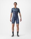 CASTELLI Kombinezon kolarski - FREE SANREMO 2 W - niebieski/turkusowy