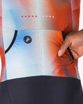 CASTELLI Kombinezon kolarski - SANREMO 3 - czerwony/niebieski/kolorowy