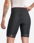 CASTELLI Krótkie spodnie kolarskie bez szelek - TRI W SHORT - czarny