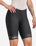 CASTELLI Krótkie spodnie kolarskie bez szelek - TRI W SHORT - czarny