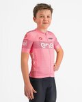CASTELLI Koszulka kolarska z krótkim rękawem - #GIRO107 KID - różowy