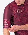 CASTELLI Koszulka kolarska z krótkim rękawem - GIRO SIENA - bordowy