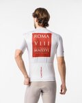 CASTELLI Koszulka kolarska z krótkim rękawem - GIRO109 ROME - biały/czerwony