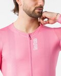 CASTELLI Letnia koszulka kolarska z długim rękawem - GIRO109 CORRETTO LS - różowy