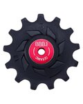 BBB koła pasowe - ROLLERBOYS CERAMIC 11T, 13T - czerwony/czarny