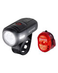 SIGMA SPORT zestaw świateł - AURA 45 + NUGGET II - czerwony/czarny