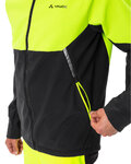 VAUDE Kolarska kurtka przeciwwiatrowa - QIMSA SOFTSHELL - czarny/żółty