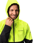 VAUDE Kolarska kurtka przeciwwiatrowa - QIMSA SOFTSHELL - czarny/żółty