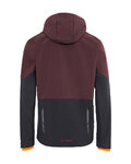 VAUDE Kolarska kurtka przeciwwiatrowa - QIMSA SOFTSHELL - bordowy/czarny