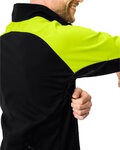 VAUDE Kolarska kurtka przeciwwiatrowa - POSTA SOFTSHELL VI - żółty/czarny