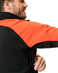 VAUDE Kolarska kurtka przeciwwiatrowa - POSTA SOFTSHELL VI - czerwony/czarny
