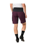 VAUDE Krótkie spodnie kolarskie bez szelek - QIMSA - fioletowy