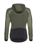 VAUDE Zimowa koszulka kolarska z długim rękawem - QUIMSA LS - zielony/czarny