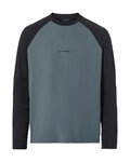 VAUDE Letnia koszulka kolarska z długim rękawem - LOAMER - szary/czarny