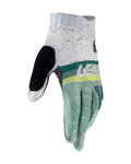 LEATT Kolarskie rękawiczki z długimi palcami - MTB 1.0 GRIPR JR - zielony/biały