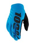 100% SPEEDLAB Kolarskie rękawiczki z długimi palcami - BRISKER - turkusowy