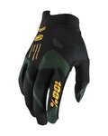 100% SPEEDLAB Kolarskie rękawiczki z długimi palcami - ITRACK - czarny
