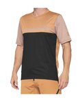100% SPEEDLAB Koszulka kolarska z krótkim rękawem - AIRMATIC - brązowy/czarny
