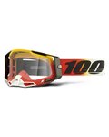100% SPEEDLAB Okulary kolarskie - RACECRAFT 2 - żółty/czarny/czerwony