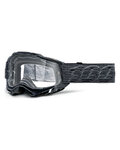 100% SPEEDLAB Okulary kolarskie - ACCURI 2 - czarny/biały